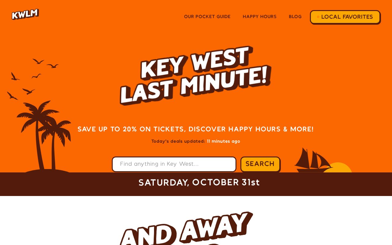 Key West Last Minute website
