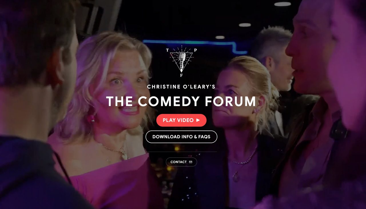 The Comedy Forum website